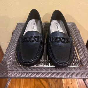 Black Anne Klein Loafers, size 9.5.